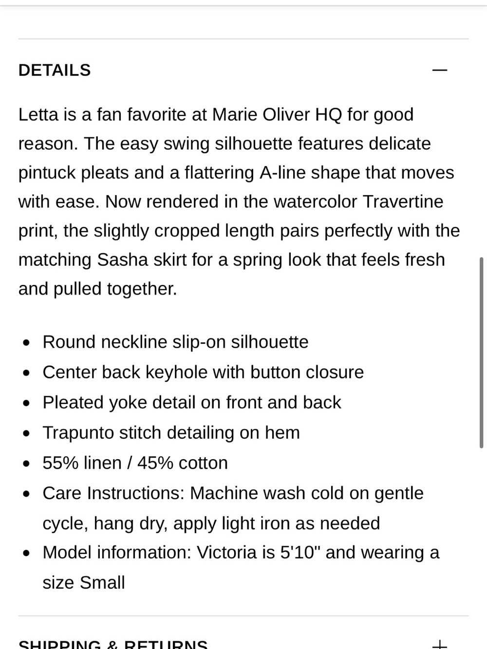 Marie Oliver Sasha Skirt & Letta Top - Picture 7 of 10